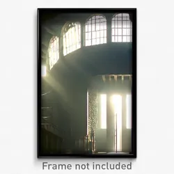Pixel Art Poster - Bright Convent (8 Bit Psychedelic Trippy Video Game Print)