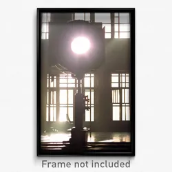 Pixel Art Poster - Familiar Aperture (8 Bit Psychedelic Trippy Video Game Print)