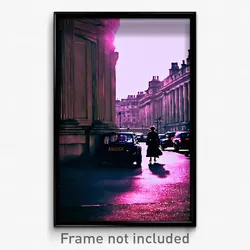 Pixel Art Poster - Thick London (8 Bit Psychedelic Trippy Video Game Print)