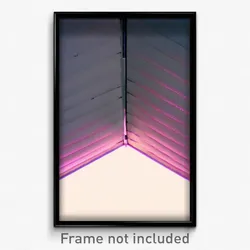 Pixel Art Poster - Pure Roof (8 Bit Psychedelic Trippy Weird Video Game Print)