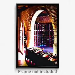 Pixel Art Poster - Admired Cellar (8 Bit Psychedelic Trippy Video Game Print)