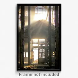 Pixel Art Poster - Impressive Derelict (8 Bit Psychedelic Video Game Print)
