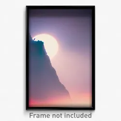 Pixel Art Poster - Worldly Chute (8 Bit Psychedelic Trippy Video Game Print)