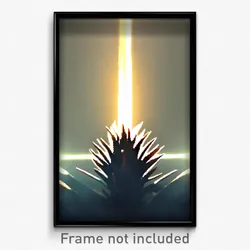 Pixel Art Poster - Magnificent Spike (8 Bit Psychedelic Trippy Video Game Print)