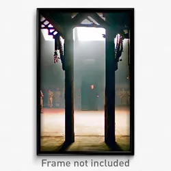 Pixel Art Poster - Stupendous Gallows (8 Bit Psychedelic Video Game Print)