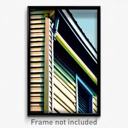 Pixel Art Poster - Homely Gutter (8 Bit Psychedelic Trippy Video Game Print)
