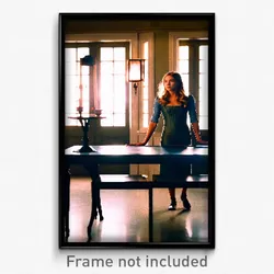 Pixel Art Poster - Attractive Table (8 Bit Psychedelic Trippy Video Game Print)