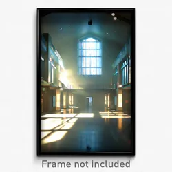 Pixel Art Poster - Modern Asylum (8 Bit Psychedelic Trippy Video Game Print)