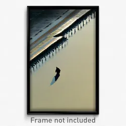 Pixel Art Poster - Metallic Sandbar (8 Bit Psychedelic Trippy Video Game Print)