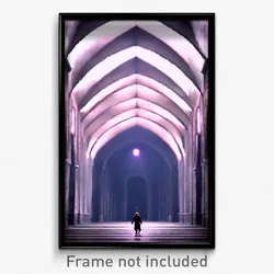 Pixel Art Poster - Tremendous Vault (8 Bit Psychedelic Trippy Video Game Print)
