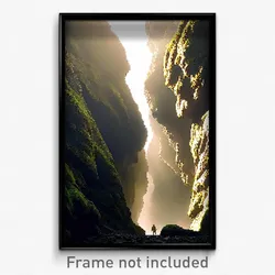 Pixel Art Poster - Striking Gully (8 Bit Psychedelic Trippy Video Game Print)