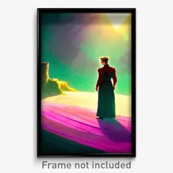 Pixel Art Poster - Villainous Scrub (8 Bit Psychedelic Trippy Video Game Print)