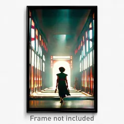 Pixel Art Poster - Marvelous Passage (8 Bit Psychedelic Trippy Video Game Print)