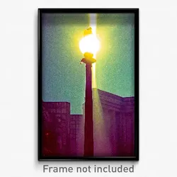 Pixel Art Poster - Alive Berlin (8 Bit Psychedelic Trippy Video Game Print)