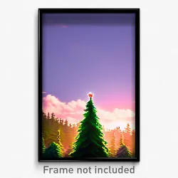 Pixel Art Poster - Evergreen Independence Day (8 Bit Video Game Print)