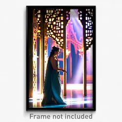 Pixel Art Poster - Graceful Balistraria (8 Bit Psychedelic Video Game Print)