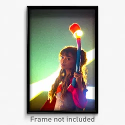 Pixel Art Poster - Upbeat Hold (8 Bit Psychedelic Trippy Weird Video Game Print)
