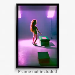 Pixel Art Poster - Rectangular Shoebox (8 Bit Psychedelic Video Game Print)
