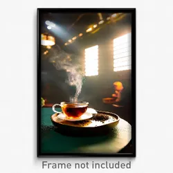 Pixel Art Poster - Wild Tea (8 Bit Psychedelic Trippy Weird Video Game Print)