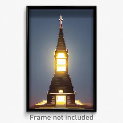Pixel Art Poster - Bleak Belfry (8 Bit Psychedelic Trippy Video Game Print)