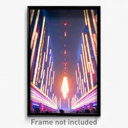 Pixel Art Poster - Brilliant Muster (8 Bit Psychedelic Trippy Video Game Print)