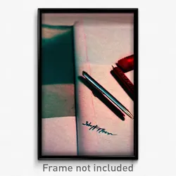 Pixel Art Poster - Shifty Pen (8 Bit Psychedelic Trippy Weird Video Game Print)