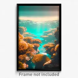 Pixel Art Poster - Thick Reef (8 Bit Psychedelic Trippy Weird Video Game Print)