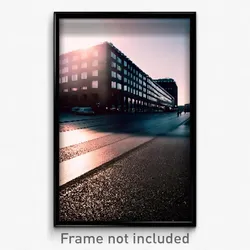 Pixel Art Poster - Barren Copenhagen (8 Bit Psychedelic Trippy Video Game Print)