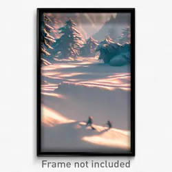 Pixel Art Poster - Wiry Tundra (8 Bit Psychedelic Trippy Weird Video Game Print)
