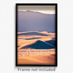 Pixel Art Poster - Distinct Desert (8 Bit Psychedelic Trippy Video Game Print)