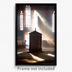 Pixel Art Poster - Dirty Tabernacle (8 Bit Psychedelic Trippy Video Game Print)