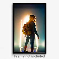 Pixel Art Poster - Beautiful Backpack (8 Bit Psychedelic Video Game Print)