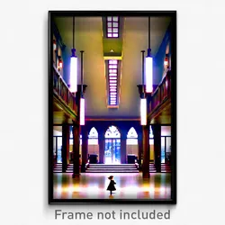 Pixel Art Poster - Brilliant Hall (8 Bit Psychedelic Trippy Video Game Print)