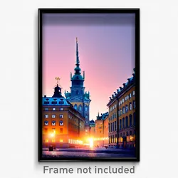 Pixel Art Poster - Attractive Stockholm (8 Bit Psychedelic Video Game Print)
