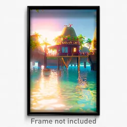 Pixel Art Poster - Adorable Cay (8 Bit Psychedelic Trippy Video Game Print)