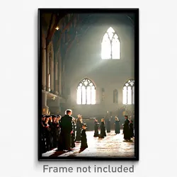 Pixel Art Poster - Imaginative Friary (8 Bit Psychedelic Video Game Print)