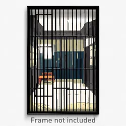 Pixel Art Poster - Coarse Jail (8 Bit Psychedelic Trippy Weird Video Game Print)
