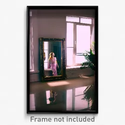 Pixel Art Poster - Great Mirror (8 Bit Psychedelic Trippy Video Game Print)