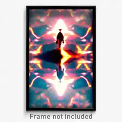 Pixel Art Poster - Kaleidoscopic Protectorate (8 Bit Video Game Print)