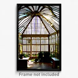 Pixel Art Poster - Admired Conservatory (8 Bit Psychedelic Video Game Print)