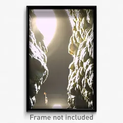 Pixel Art Poster - Admired Gorge (8 Bit Psychedelic Trippy Video Game Print)