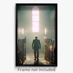 Pixel Art Poster - Thick Asylum (8 Bit Psychedelic Trippy Video Game Print)