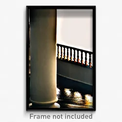 Pixel Art Poster - Tiny Balustrade (8 Bit Psychedelic Trippy Video Game Print)