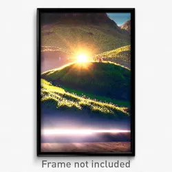 Pixel Art Poster - Sunny Motte (8 Bit Psychedelic Trippy Weird Video Game Print)