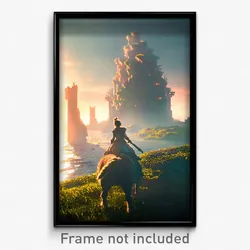Pixel Art Poster - Pure Fief (8 Bit Psychedelic Trippy Weird Video Game Print)