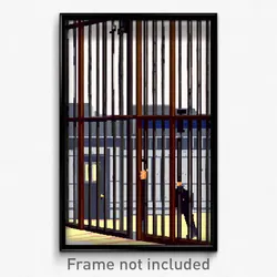Pixel Art Poster - Bountiful Jail (8 Bit Psychedelic Trippy Video Game Print)