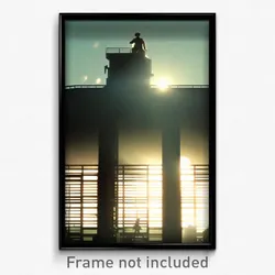 Pixel Art Poster - Wide Rise (8 Bit Psychedelic Trippy Weird Video Game Print)