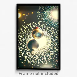 Pixel Art Poster - Bubbly Aperture (8 Bit Psychedelic Trippy Video Game Print)