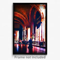 Pixel Art Poster - Admired Madrid (8 Bit Psychedelic Trippy Video Game Print)