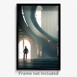 Pixel Art Poster - Modern Vault (8 Bit Psychedelic Trippy Video Game Print)